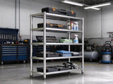 Stainless Steel Shelves 48x18.5 Inch, 5-Tier Adjustable Storage Rack, 330lb Per Shelf Capacity, 75132420