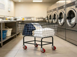 35''x15.7''x22'' Commercial Wire Laundry Basket Cart 61736373