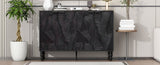 U-Can 47.2'' Modern TV Stand, Entertainment Center Media Console with 2 Spacious Storage Space, N724P233372B