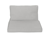 HONOLULU CLUB CHAIR CUSHION SET, BACK CUSHION AND SEAT CUSHION, SILVER, SET OF 1, N775P270243S