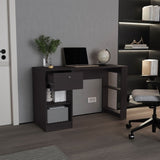 120-Home 47" Wide One Drawer Desk , Four Shelves, Writting Desk, Gamer Desk, Home Office, Living B200P253741