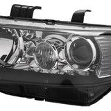 Set of Headlights Halogen Factory Black Clear for 2004-2008 Acura TSX 37406299