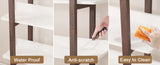 Multifuction Bookcase with Solid Wood Frame,Mix Color Plant Standing for Home Decro W3128P281333