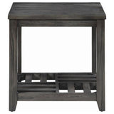 Grey Rectangular End Table B062P153632