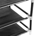 7 Tiers Portable Shoe Rack Closet Fabric Cover Shoe Storage Organizer Cabinet Black 61750685