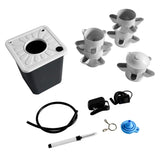 25-pots Vertical Garden Planter Smart Garden Kit with Pump Movable Water Tank for Gardening Lover 77093138