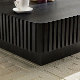35.43 Inch Modern Handcraft Drum Table Square Table for Living Room,Small Wooden W2582P306966