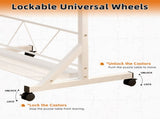 (WHITE) Wooden 1500 Piece Table with Drawer, 35"*27.17" Adjustable Table, 360&deg Tilting W2641P442535