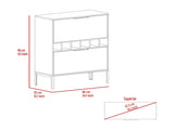 Winthrop 6-Bottle Rectangle Bar Cabinet Light Grey B06280597