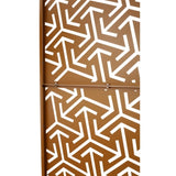 Outdoor & Indoor Privacy Metal Privacy 76" H48" W, Freestanding Decorative Privacy W465P193283