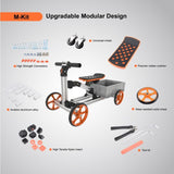 KidRock Buildable Kit 20 in 1 Kids Balance Bike No Pedal Toy for 1 to 6 Years ET297814MKT