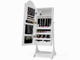 White, heart-patterned, MDF spray-painted, 1-door, 1-shelf children's 41269529