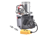 8 Quart Double Acting Hydraulic Power Unit Dump Trailer Hydraulic Pump 12V DC 3200 PSI SAE 6 87233707