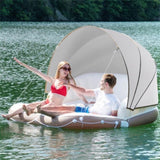 inflatable pool Floating lounge Swimming raft with parasol 62866070