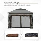 ZNTS Tent Outdoor Patio Pop Up Canopy Gazebo （Prohibited by WalMart） 49548414