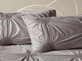 6 Piece Reversible Daybed Cover Set Dark Gray Daybed B03597522