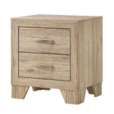Natural 2-Drawer Nightstand B062P189250