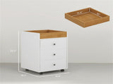 Bathroom Storage Cabinet-White 82931240