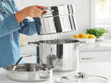 4-Piece Stainless Steel 8 qt Cooker Multipot Set 37808822