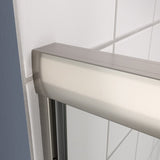 Bypass shower door, sliding door, with 1/4" tempered glass and Chromed finish 50-54"x70" W2122131036