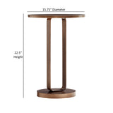 Tareel Antique Bronze Round Accent Table B050P364436