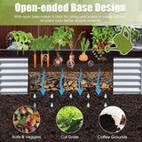 6x3x1.5ft Galvanized Raised Garden Bed, Outdoor Planter Garden Boxes Large Metal Planter Box for W1859P197905