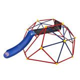 XCF007 6ft Dome climber with 1.2m slide for age 3 climber with Climbing Stones W1711P208408