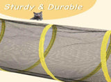 Outdoor Cat Enclosures Indoor Cats, 5 in 1 Portable Cat Play Tent with Tunnels and Cat Houses 09023201