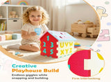 3D Puzzle Playhouse Mat for Kids 3, 30.4826.6731.75cm EVA Foam Interlocking Mat with Alphabet 65040618