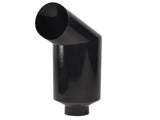 4-8 curved black, made of stainless steel 409, sprayed with black paint, wall thickness 1.2mm 10323206