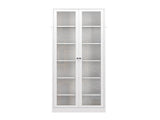 Metal Kitchen Pantry - 72" Tall Storage with 5 Adjustable Shelves, White Freestanding 19252477