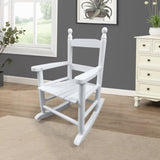 ZNTS Children's rocking white chair- Indoor or Outdoor -Suitable for kids-Durable 42338091