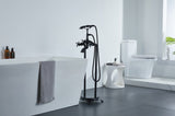 ZNTS Freestanding Bathtub Faucet with Hand Shower W1533125029