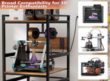 3D Printer Stand with Filament Storage, Heavy-Duty Metal Frame, T-Type Filament Holder, Built-in 36234338