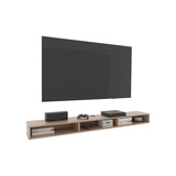 Luft 71" Wide 3-Shelves Floating TV Stand,Wall Mounted, Media Console Entertainment Center with B070P286448