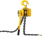 Lever Chain Hoist 1 1/2 Ton 3300LBS Capacity 20 FT Chain Come Along with Heavy Duty Hooks Ratchet 55304435