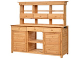 65.7'' H Tall Garden Potting Bench Table with Hutch,Patio Storage 48434097