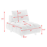 30 inches long, Teddy Sofa Fabric, with spacious and comfortable seat, for Apartment Office Living W1658P206875