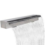 Rectangular Waterfall Pool Fountain Stainless 66954469