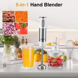 450W Immersion Blender 5 in 1 Electric Hand Blender,30 47453817