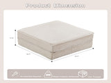 Compression Mahjong Sofa,Convertible Floor Sofa Bed,DIY Boneless Modular Sectional Sofa,No Assembly W3723P377149