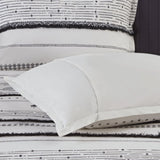 Full/Queen Cotton Printed Duvet Cover Set with Trims B03596487