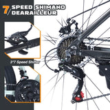 27.5 Inch Wheels 21 Speed Mountain Bike, for Men Women Boys and Girls, Front Suspension,Aluminum W1019P232789