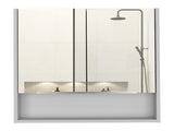 Manchester Rectangle Medicine Cabinet with Mirror White B06280343