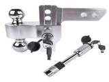 12500 LBS Aluminum Adjustable Trailer Tow Hitch Fits 2-Inch Receiver 6-Inch Drop/Rise, 2" and 67858279