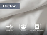 6 Piece Cotton Jacquard Oversized Comforter Set-King B035P280378