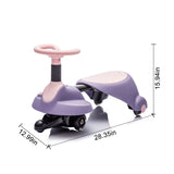 6V Kids Ride On Electric Wiggle Car,Flashing & Shock absorbing PU Wheels For Effective Floor W1578P213376