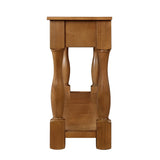 63inch Long Wood Console Table with 3 Drawers and 1 Bottom Shelf for Entryway Hallway Easy Assembly W1202114035