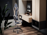 Gaming Chair, Ergonomic Computer Chair with Footrest and Massage Lumbar Support, Height Adjustable W2367P355620