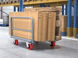 Steel Panel Truck, Heavy Duty Drywall Cart Lumber Cart Platform Truck Flat Cart, 2000lbs, 6" Swivel W1422P208629